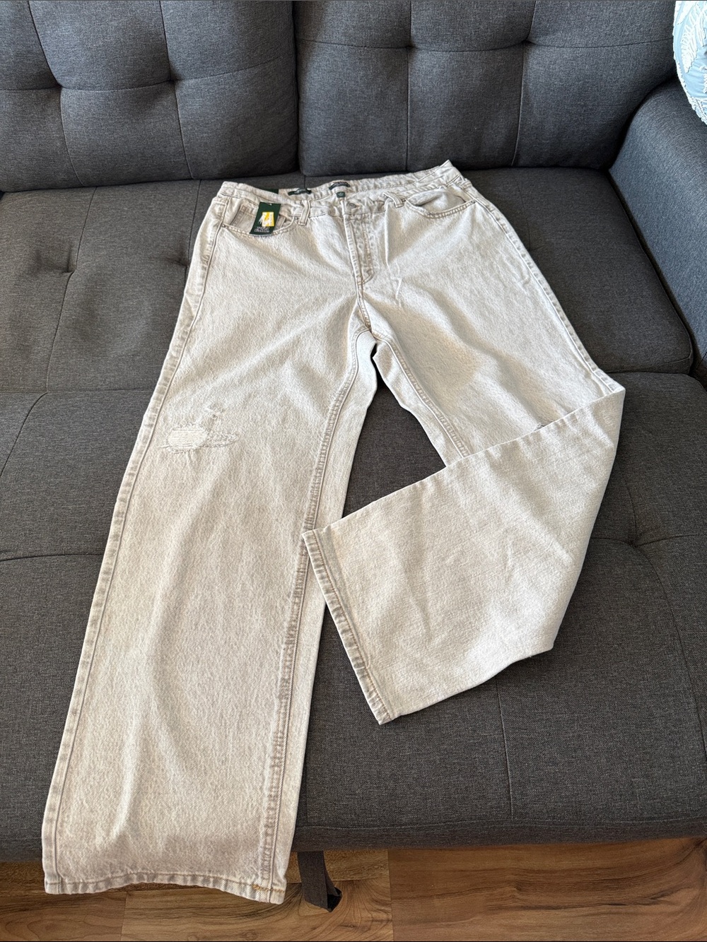 Banana Republic Light Beige Chinos - Relaxed Straight Fit